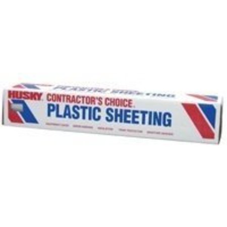 POLY-AMERICA POLY-AMERICA CF01512-200C Medium-Duty Painter's Sheeting, 200 ft L, 12 ft W, 1-1/2 mil Thick, Clear CF01512-200C